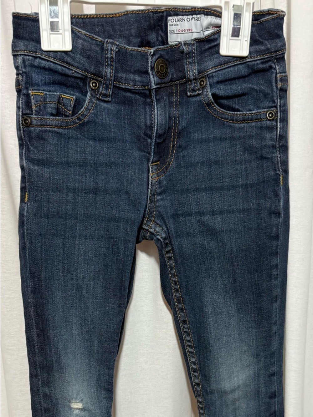 Polarn O. Pyret Dark Blue Skinny Jeans